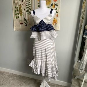 Joie peplum top and skirt set